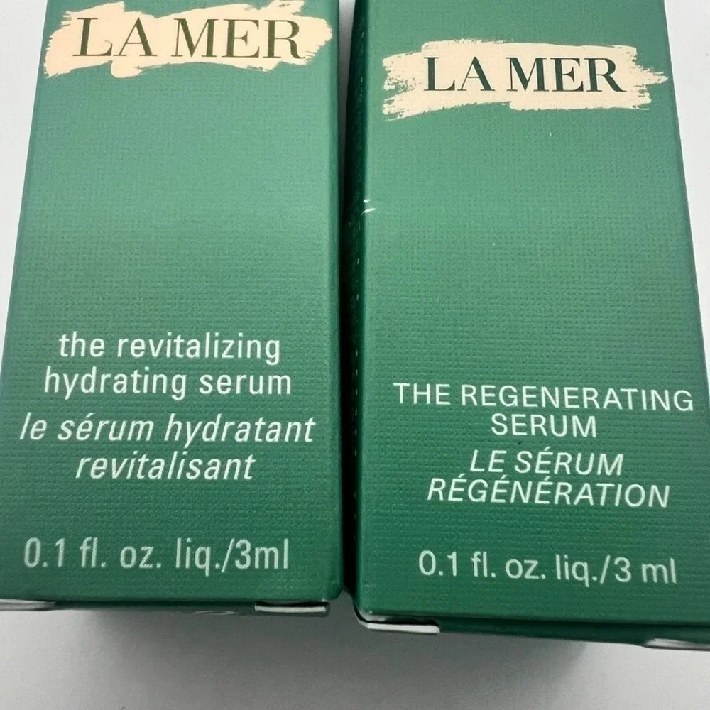 La Mer Revitalizing Hydrating Serum‎ & Regenerating Serum 0.1oz 3ml Travel Size